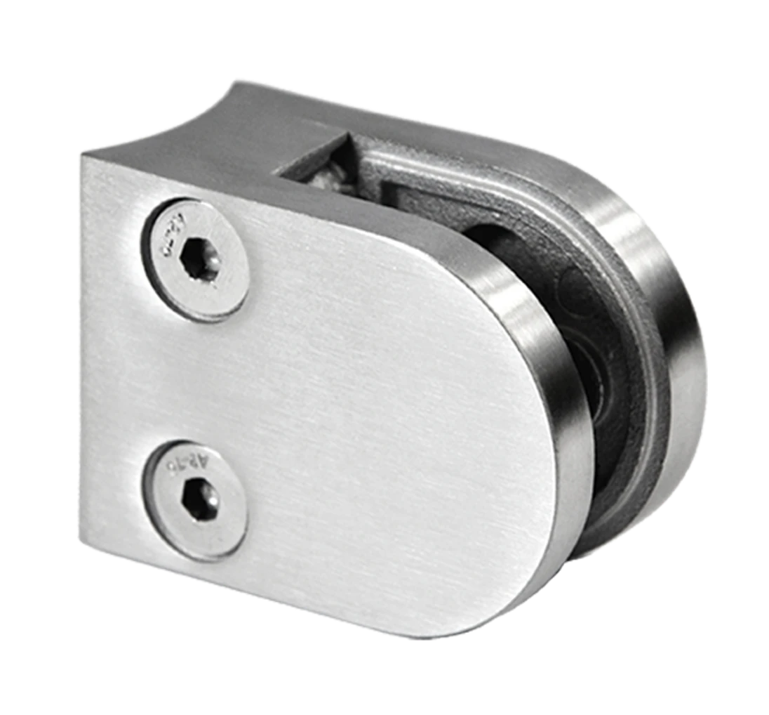 Svorka na trubku ø48.3mm, sklo 6-10.76mm, brúsená AISI304