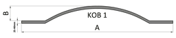 Oblouk typu KOB 1