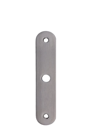 Kotviaca platňa (155x30x10mm / M8 / ø12), brúsená nerez K320 /AISI304 - slide 0
