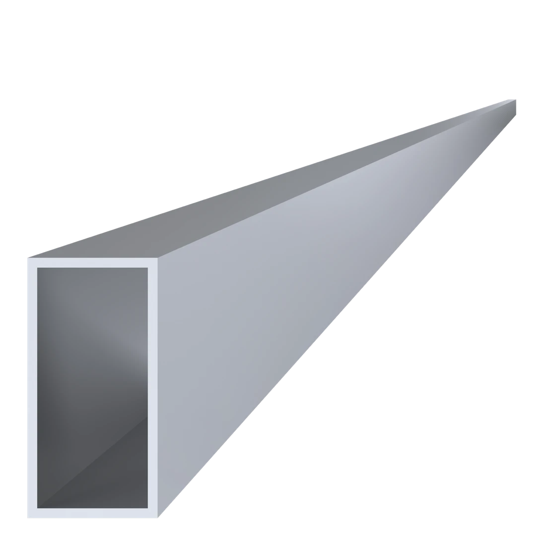 Jekl 80x40x3mm, L-6000mm, hliník bez povrchové úpravy