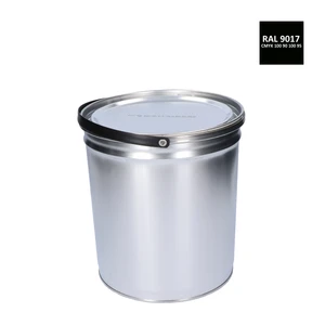 Barva antikorozní polomatná na zinek 5 kg provozní-černá - slide 0