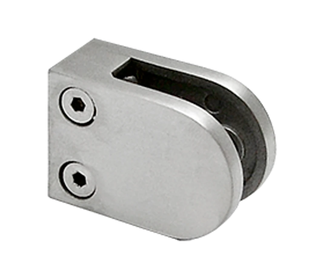 Svorka skla/plechu, sklo 6-8.76mm, brúsená AISI304