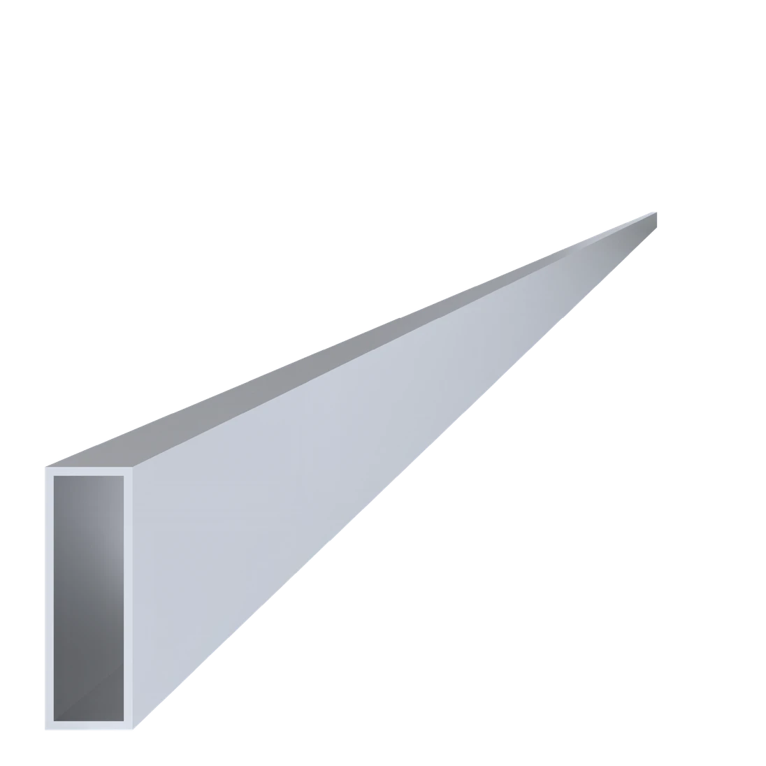 Jekl 60x20x2mm, L-6000mm, hliník bez povrchové úpravy