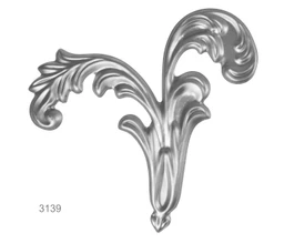 DOPREDAJ Ornament plechový 270x310 mm,1mm, pravý