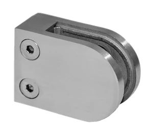 Svorka plochá na jokel 40x40mm, brúsená nerez AISI304 - slide 0