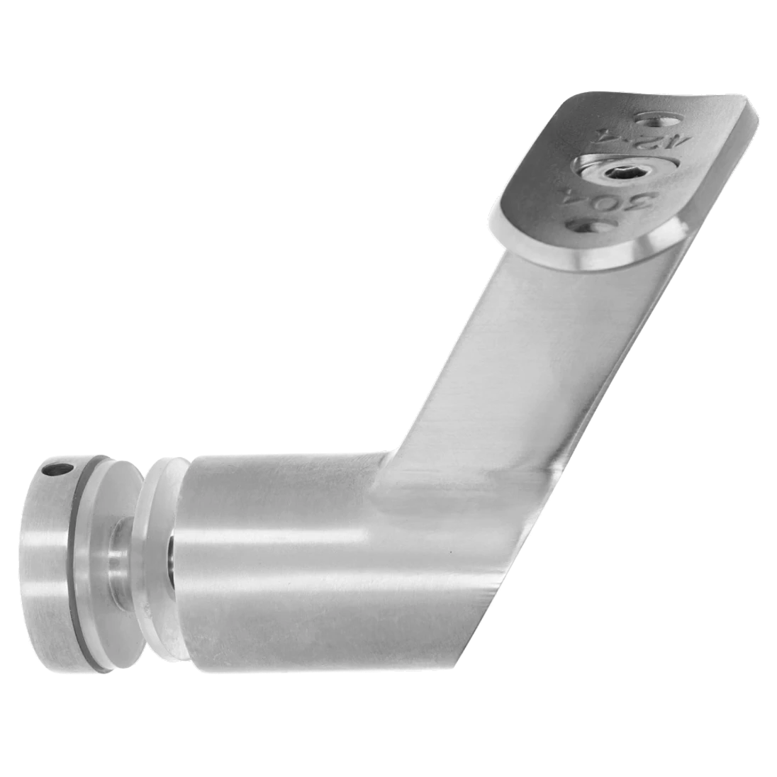 Držák madla ø42.4mm pevný, sklo 6-21,52mm, AISI304