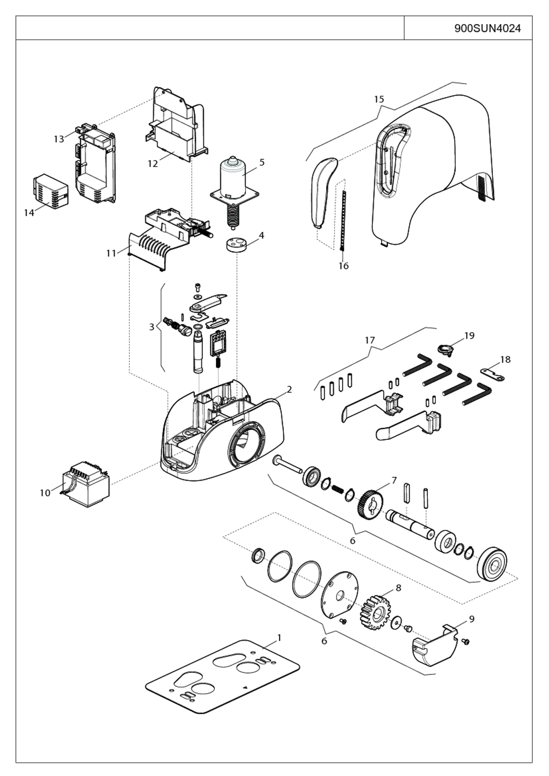 999ALBE026C00  kit prevodovky pre SU4024