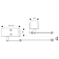 MEWAKIT3 sada pákového pohonu pro jednokřídlou bránu do 4 m/kř., 1x SN-50, 1x CT-202, 1x RX4, 1 pár FT-32, 1x SUB-44R - slide 3