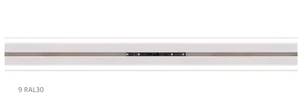 AL vodicí profil RAL9010 k HALO s difuzérem pro LED - slide 0