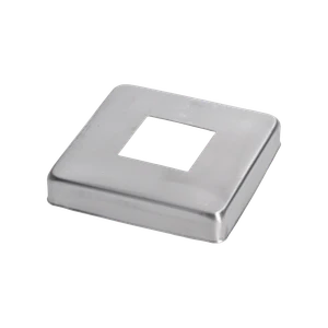 Kryt platne (100x100mm), otvor:40.5x40.5mm, brúsená nerez K320 /AISI304 - slide 0