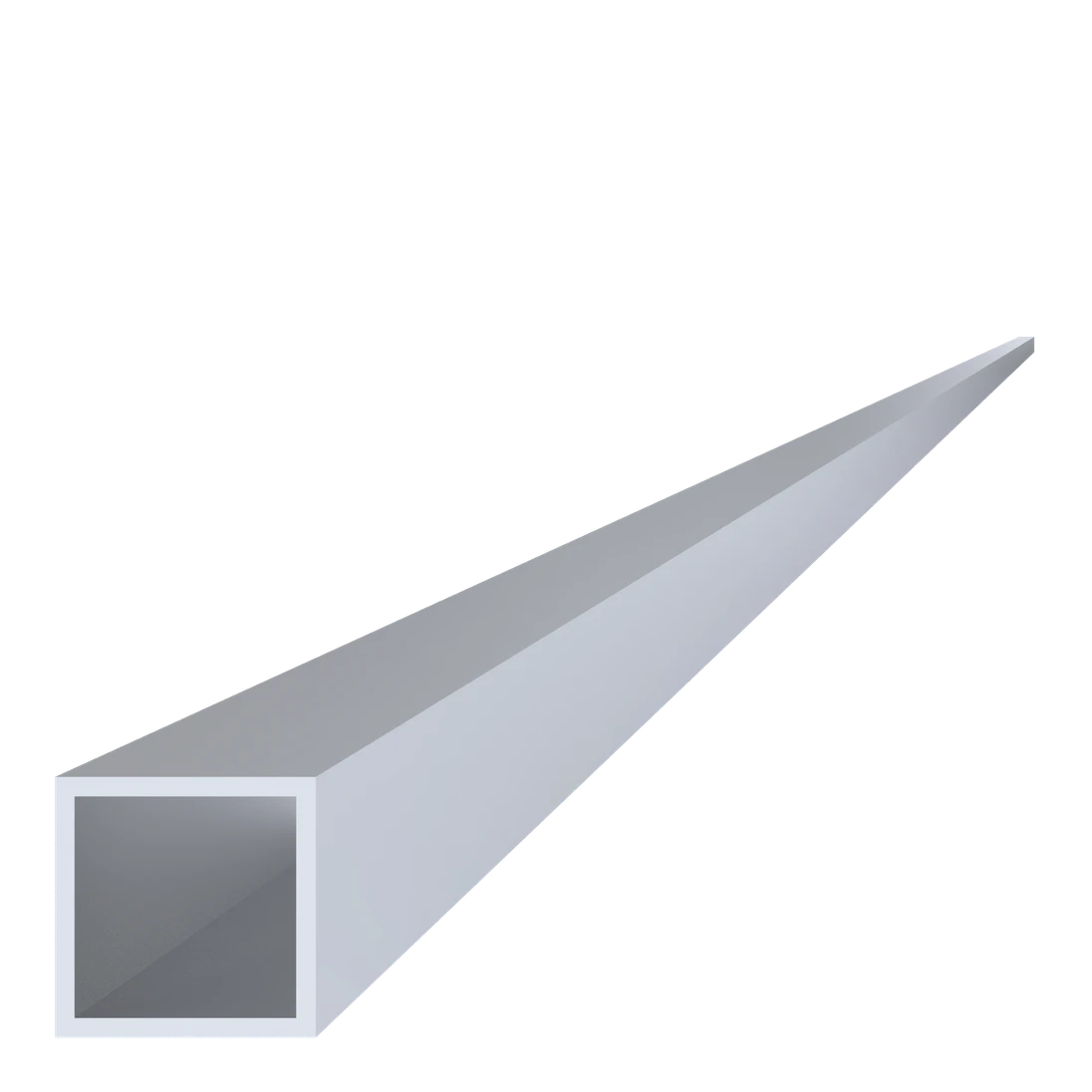 Poškodený jokel 40x40x3mm, L-6000mm, hliník bez povrchovej úpravy