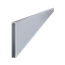 Poškodený jokel 160x20x2mm, L-6000mm, hliník bez povrchovej úpravy