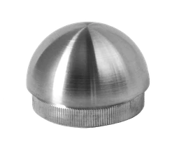 Ukončenie na trubku ø42.4mm, brúsená nerez AISI304