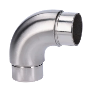 Spojka 90° na trubku ø42.4mm, broušená nerez AISI304 - slide 0