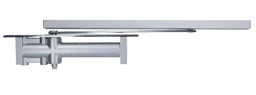 skrytý hydraulický zatvárač (230x33x57mm), max. dĺžka dverí: 1200mm /max. váha dverí: 65kg, materiál: AL s povrchovou úpravou - šedá