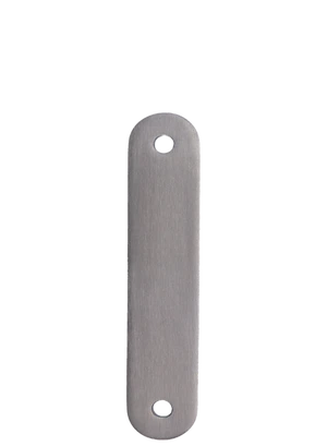 Kotviaca platňa (155x30x6mm / ø8), brúsená nerez K320 /AISI304 - slide 0