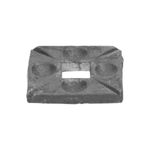 VÝPRODEJ: Patka 70 x 70 x 8 mm, otvor 21 mm - slide 2