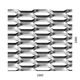 Tahokov Zn, kosočtvercové oko: 44x12mm, mostík: 5mm (1000x2000x1.5mm), orientace oka: rozměr oka 44mm je rovnoběžná s rozměrem tabule 1000mm