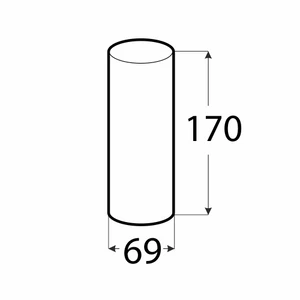 Montážní prvek pre nabíjacie pätky stĺpa, 69x170 - slide 1