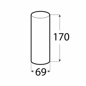 Montážní prvek pre nabíjacie pätky stĺpa, 69x170 - slide 1
