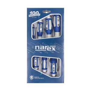 DOPRODEJ! Sada profi úderových šroubováků 7 dílná, výrobce NAREX, 3,5 x 75, 4,5 x 90, 5,5 x 100, 7,0 x 125, 8,0 x 150, PH1 x 80, PH2 X 100 - slide 0