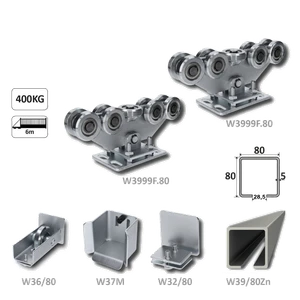 Samonos do 400 kg/6 m, profil 80 × 80 × 5 mm, Zn - slide 1