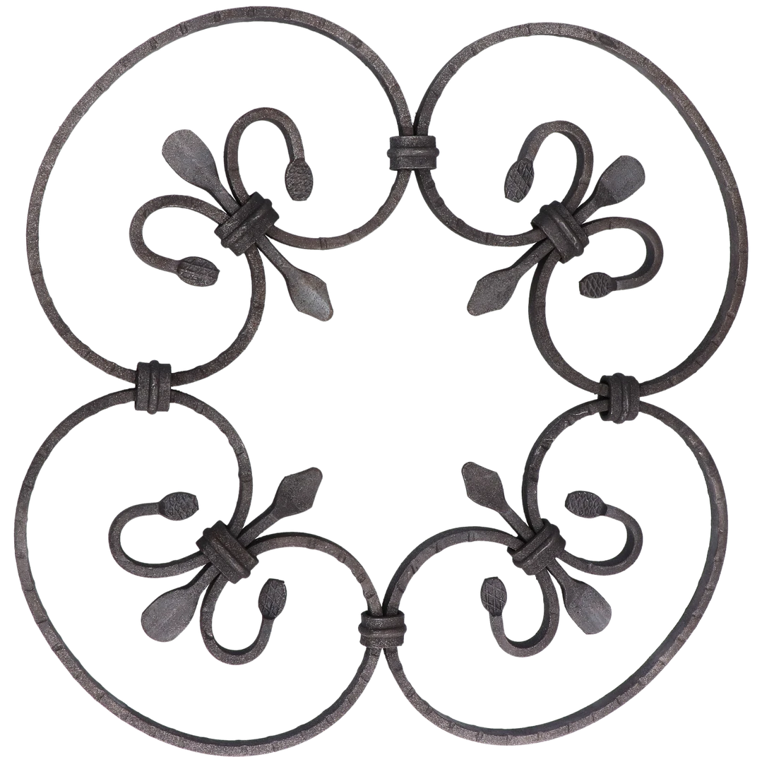 Kovářský ornament H 380 x L 380mm,10 x 5mm