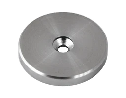 Podložka spodná (ø 42x6mm, diera ø 10/5mm), brúsená nerez K320 /AISI304