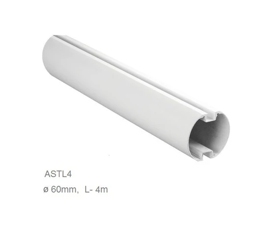 rameno hliníkové biele L-4m, ø60mm pre závoru ALT424