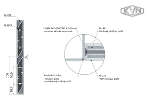 Profil na výplň 108x16x6000 mm, materiál EN AW-6060 T66, přírodní hliník bez povrchové úpravy, cena za KUS - slide 4