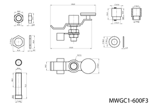 Magnetická zemnící svěrka, 600A, síla: 60kg, neodymový - slide 2