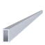 jokel 40x20x3mm,dĺžka 6000mm, materiál EN AW-6060 T66, prírodný hliník bez povrchovej úpravy, cena za kus