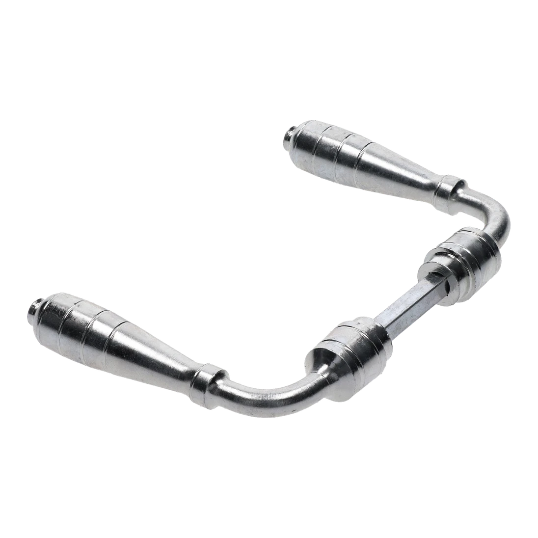Kľučka 120x80mm, priemer osadenia 18mm, zinok