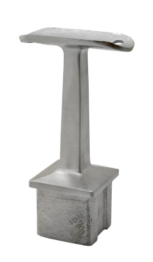 Držák madla pevný na madlo ø42.4mm, broušená AISI304 - slide 0