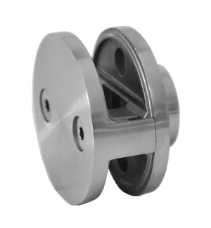 Svorka skla stredová ø60mm, sklo 8-12mm, brúsená AISI304 - slide 0