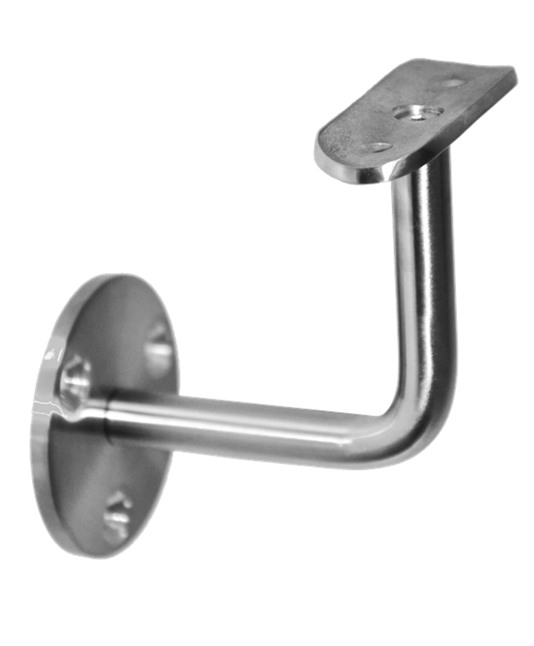 Držák madla ø42.4mm na stěnu na trubku , broušená nerez AISI316
