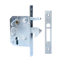 Hákový zámek s bolcem na posuvnou bránu, rozteč 72mm, zádlab 95 mm, pro profil 100 mm a více - slide 0