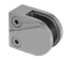 Svorka plochá, sklo 6-10.76mm, leštěná AISI304
