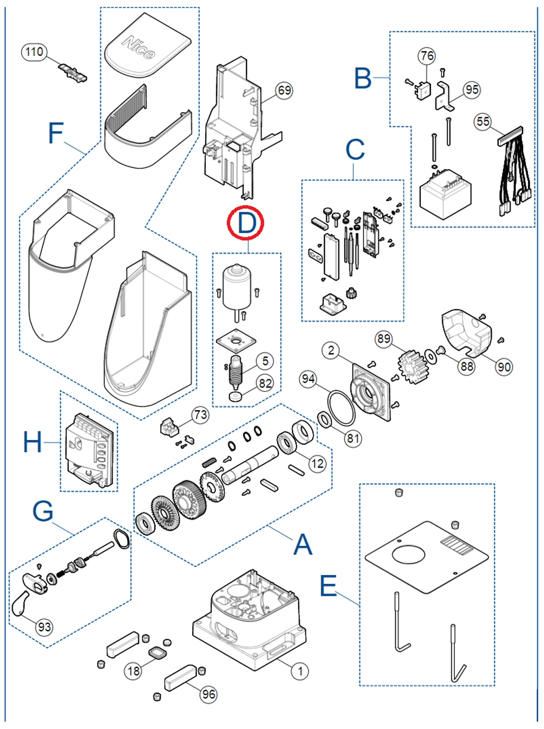 SPMTG05200 kit motora pre SLH400