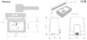 LiftMaster sada pro posuvnou bránu do 1000kg - slide 2