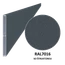 Profil 200x16mm, L-6000mm,práškový lak, štruktúra RAL7016