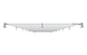 Sada pro fasádní lankovou stěnu, 1,8x10m, odsazení: 100mm
