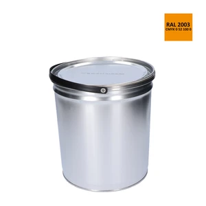Barva antikorozní polomatná na zinek 5 kg pastelově oranžová - slide 0