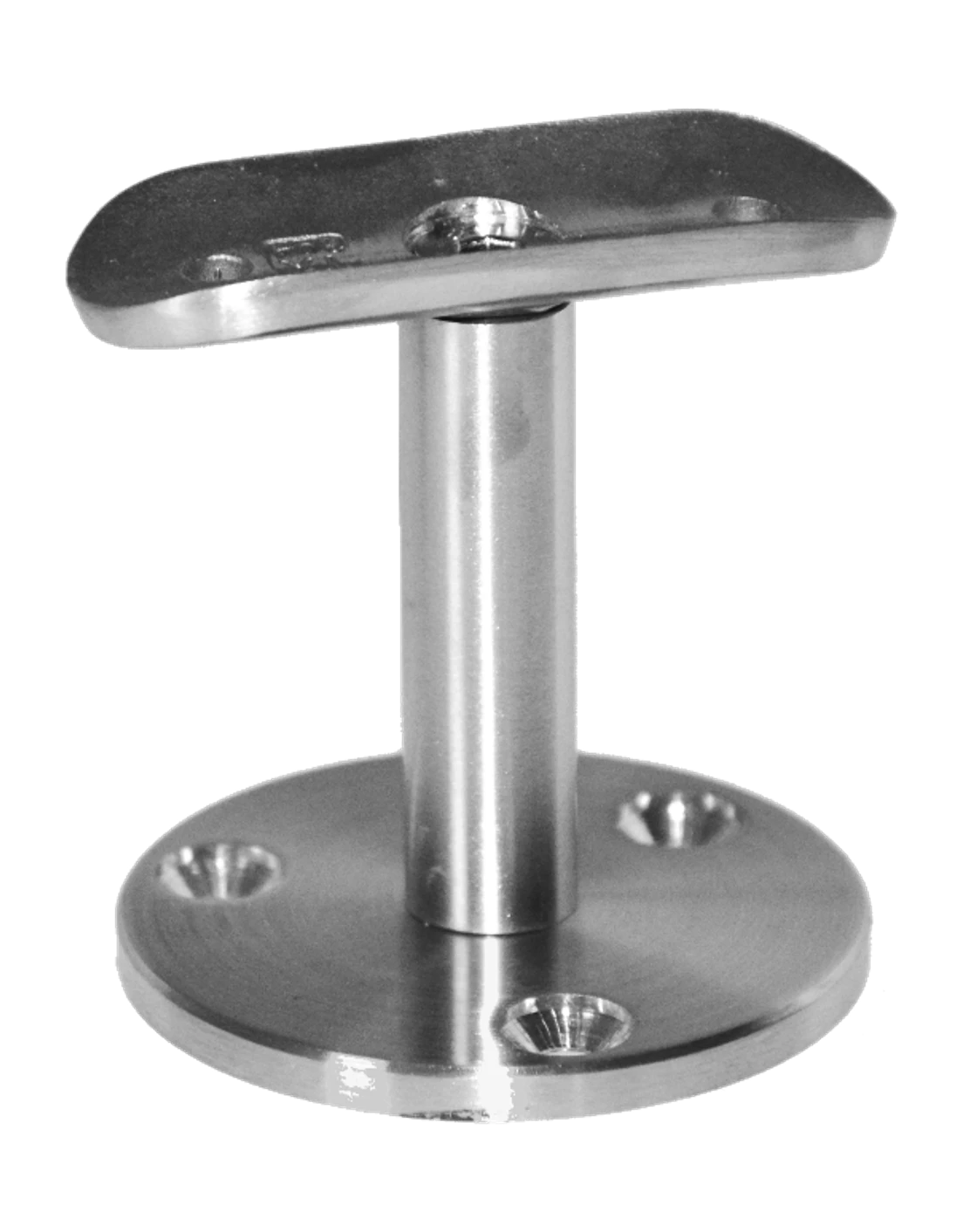 Držák madla ø42.4mm, broušená nerez AISI304
