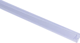 Plastové tesnenie na sklo 8mm, L-2200mm
