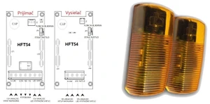 Fotobuňky s integrovaným majákem, 12-24 VAC/DC rozměr fotobuňky: 127x50x35mm, cena za PÁR - slide 2
