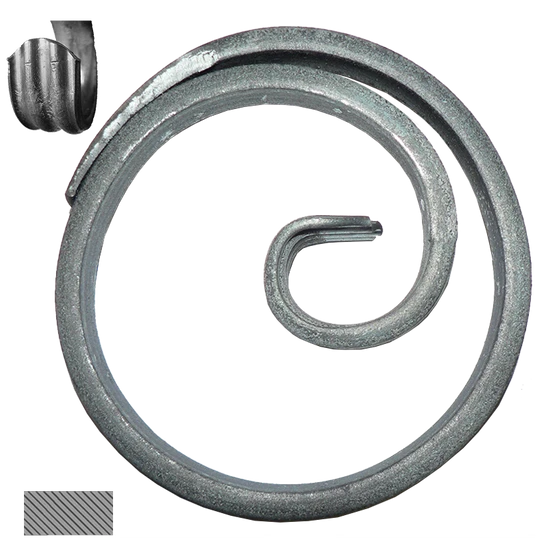 kruh (ø 100mm), 12x6mm, hladký, široké rozkutie