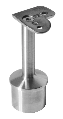 Držák madla pevný na trubku ø42.4mm, broušená AISI304