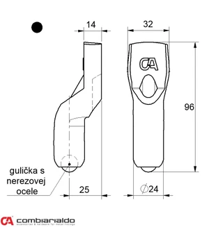 čap spodný, nerez AISI304 - slide 1