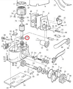 PMCU7.4630 ložisko 6204 20x47x14 pre ROBO1000